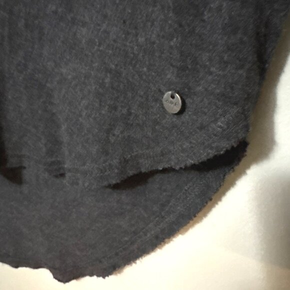 Y2K Abercrombie &Finch Eyelash V-Neck Tunic Dark Small Fairycore Goth - Picture 5 of 7